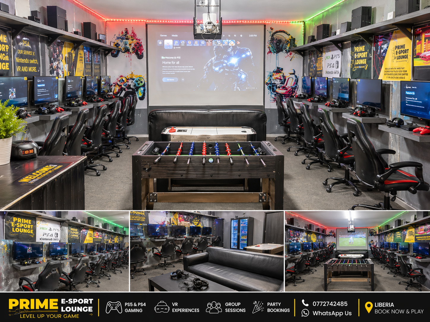 Prime E-Sport Lounge interior